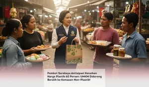 Pemkot Surabaya Antisipasi Kenaikan Harga Plastik 60 Persen: UMKM Didorong Beralih ke Kemasan Non-Plastik!