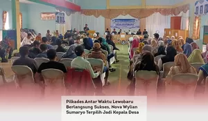 Pilkades Antar Waktu Lewobaru Berlangsung Sukses, Nova Wylian Sumaryo Terpilih Jadi Kepala Desa