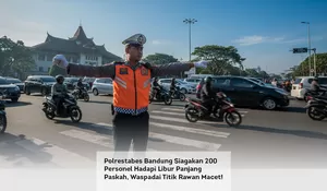 Polrestabes Bandung Siagakan 200 Personel Hadapi Libur Panjang Paskah, Waspadai Titik Rawan Macet!