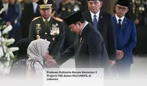Prabowo Subianto Kecam Kematian 3 Prajurit TNI dalam Misi UNIFIL di Lebanon