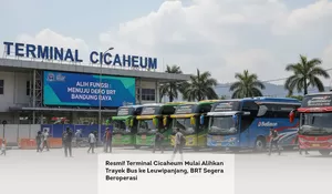 Resmi! Terminal Cicaheum Mulai Alihkan Trayek Bus ke Leuwipanjang, BRT Segera Beroperasi