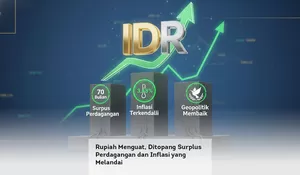 Rupiah Menguat, Ditopang Surplus Perdagangan dan Inflasi yang Melandai