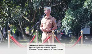 Sekda Garut Pimpin Apel Gabungan, Percepat Program Strategis Daerah, Waspadai Potensi Masuknya APH dan Dumas