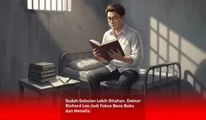 Sudah Sebulan Lebih Ditahan, Dokter Richard Lee Jadi Fokus Baca Buku dan Menulis.