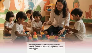 Surabaya Tambah 3 PAUD Negeri Baru Tahun Ajaran 2026/2027, Target Nol Anak Tertinggal!