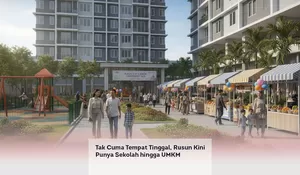 Tak Cuma Tempat Tinggal, Rusun Kini Punya Sekolah hingga UMKM