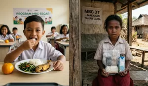 MBG Cuma 5 Hari: Anak Kota Dapat Menu Segar, Wilayah 3T Dapat “Versi Tahan Lama”