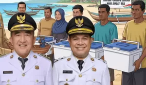 Tingkatkan Ekonomi Pesisir, Wakil Bupati Belu Serahkan Bantuan Perahu dan Coolbox bagi Nelayan