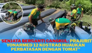 Tangan Kekar Penjaga Batas, Kini Sentuh Tanah Demi Kesejahteraan Petani Desa Henes