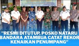 Resmi Ditutup, Posko Nataru Bandara A.A. Bere Tallo Atambua Catat Kenaikan Penumpang