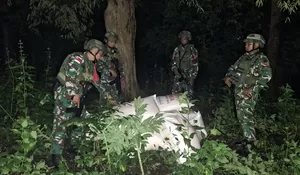 Penyelundupan 15 Karung Pupuk Subsidi ke Timor Leste Digagalkan Satgas Yonarmed 12