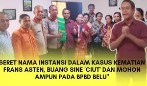 Tuntaskan Kegaduhan, Buang Sine Resmi Sampaikan Permohonan Maaf Terbuka kepada BPBD Belu