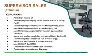 Kesempatan Emas! Gabung Jadi Sales Supervisor Avian Brands di Atambua, Simak Syaratnya
