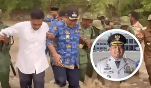 Viral Video Bupati TTU Terjang Banjir, Aksinya Tuai Pujian Warganet
