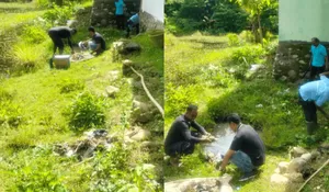 Tindak Lanjut Instruksi Pemkab, Desa Manleten Gencarkan Aksi Bersih Plastik dan Sosialisasi Perda