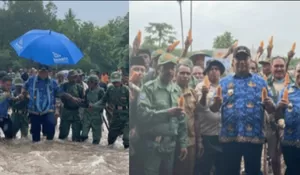 Pengabdian Tanpa Sekat: Bupati TTU Pilih Berenang di Lumpur Banjir Demi Ketahanan Pangan Rakyat