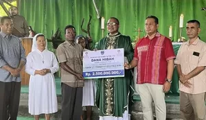 Kucurkan Rp2,5 Miliar ke Gereja Wini, Bupati Falent Kebo: Kelola Transparan, Jangan Asal Bangun!