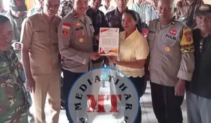 Lawan Judi dengan Jagung: kapolsek Tasifeto Barat Serahkan Maklumat Kapolres dan Ajak Warga Bertani