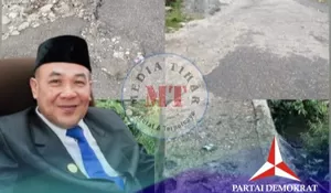 Hanya 5 Hari Usai Reses, Apin Saka Langsung Eksekusi Perbaikan Jalan dan Bangun Tembok penahan di Desa Dirun
