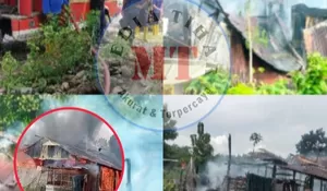 BREAKING NEWS: Rumah Anggota TNI di Belakang Kodim Belu Ludes Terbakar Pagi Ini!