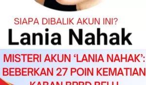 Misteri Akun ‘Lania Nahak’: Ungkap Detail 27 Poin Kematian Frans Asten, Siapa di Baliknya?