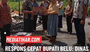 Gerak Cepat Pemkab Belu: Bantu Ringankan Beban Korban Kebakaran di Belakang Makodim