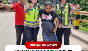 Jembatan Trans Timor Putus, Ibu Hamil di Kupang Terpaksa Jalan Kaki Saat Ketuban Pecah
