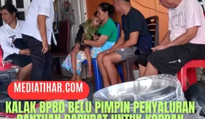 BPBD Belu Salurkan Bantuan Darurat bagi Korban Kebakaran di Pasar Baru Atambua