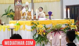 Mgr. Dominikus Saku: Menjadi Katolik Tak Cukup Hanya Ritual, Harus Jadi ‘Ekaristi yang Hidup’!