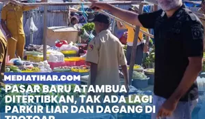 Atambua Berbenah! Kawasan Pasar Baru Kini Bebas Macet