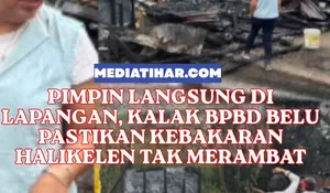 Respons Cepat Musibah Kebakaran di Halikelen,Kerugian Puluhan Juta, BPBD Belu Siapkan Bantuan Sosial untuk Keluarga Silas