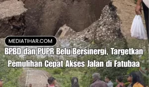 Deker Fatubaa Putus Total, BPBD dan PU Pastikan Perbaikan Masuk Anggaran Prioritas