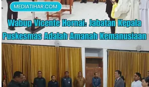 Wujudkan Visi Belu Sehat, Wakil Bupati Lantik 12 Kepala Puskesmas Baru