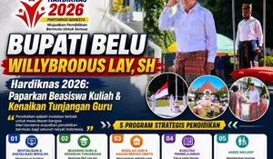 Hardiknas 2026: Bupati Belu Paparkan Beasiswa Kuliah dan Kenaikan Tunjangan Guru