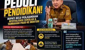 Bukti Nyata Peduli Pendidikan, Bupati Belu Perjuangkan Revitalisasi Sekolah dan Tambahan PAUD ke Menteri