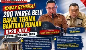 Kabar Gembira! 200 Warga Belu Bakal Terima Bantuan Rumah Rp20 Juta, Penyaluran Mulai Senin