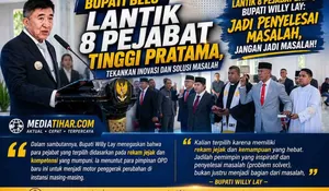Lantik 8 Pejabat Baru, Bupati Willy Lay: Jadi Penyelesai Masalah, Jangan Jadi Masalah!