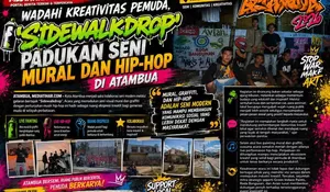Wajah Baru Atambua: 'Sidewalkdrop' Ubah Ruang Publik Jadi Galeri Mural dan Hip-Hop