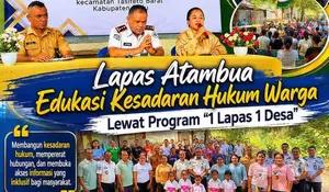 Lapas Atambua Edukasi Kesadaran Hukum Warga Lewat Program "1 Lapas 1 Desa"