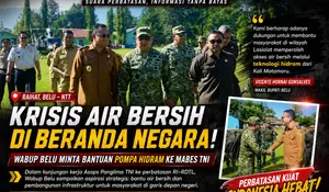 Wabup Belu Usul Air Bersih dan Bendungan Welikis ke Asops Panglima TNI