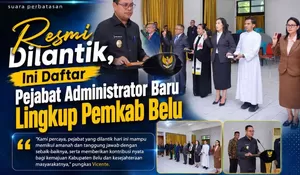 Resmi Dilantik, Ini Daftar Pejabat Administrator Baru Lingkup Pemkab Belu