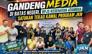 Gandeng Media di Batas Negeri, BPJS Kesehatan Atambua Satukan Tekad Kawal Program JKN