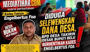 BPD Takirin Desak Bupati Belu Berhentikan Sementara Kepala Desa