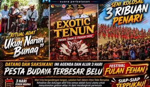 Siap-Siap Terpukau! Ini Agenda dan Alur 3 Hari Pesta Budaya Terbesar Belu Festival Fulan Fehan