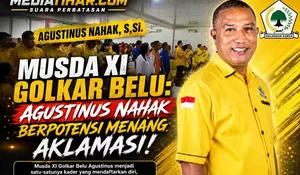 Jadi Calon Tunggal, Agustinus Nahak Berpotensi Kuat Pimpin Golkar Belu secara Aklamasi