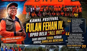 Sukseskan Festival Fulan Fehan IV, BPBD Belu Terjunkan Personel untuk Keamanan dan Mitigasi Bencana
