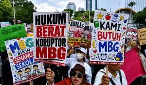 Jangan Sampai Berhenti! Ibu Rumah Tangga Turun ke Jalan Kawal Keberlanjutan Program Makan Bergizi Gratis