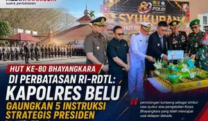 80 Tahun Bhayangkara: Dari Perbatasan Belu, Polri Tegaskan Komitmen Pelayanan Responsif dan Jaga Kamtibmas