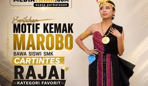 Sabet 10,3 Ribu Likes, Chelsy Ati Siswi SMK Cartintes Raih Juara Favorit Fesyen Tenun Belu