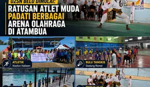 Ratusan Atlet Pelajar Penuhi Arena, Hari Pertama O2SN SD/SMP Kabupaten Belu Berlangsung Semarak